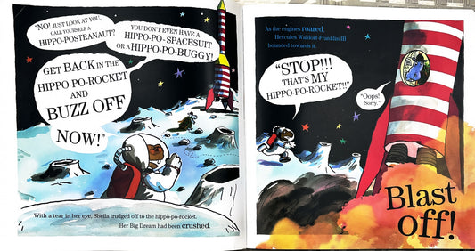 First Hippo on Moon (David Williams)