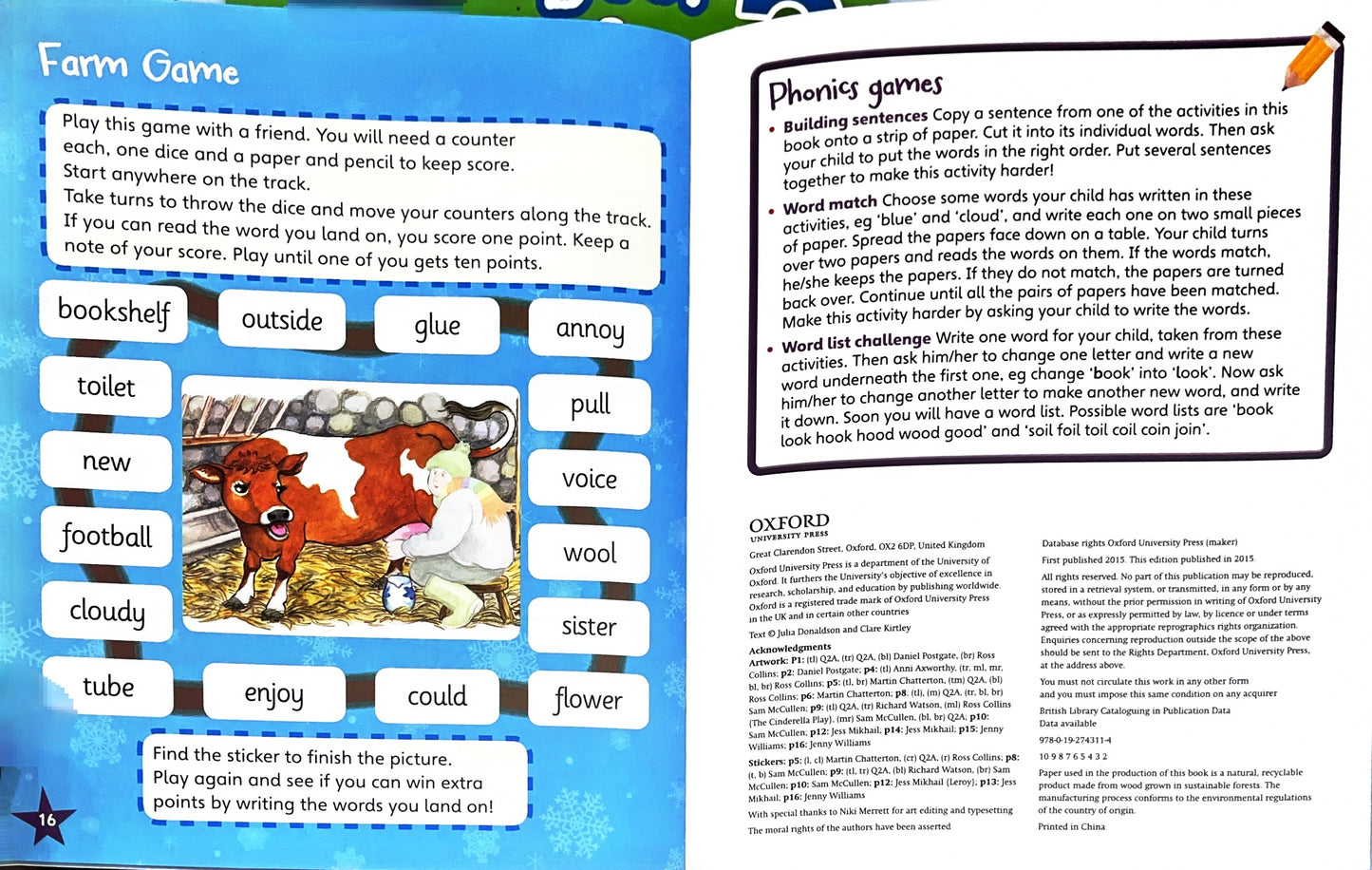 Julia Donaldson Phonics Activity Book Set (5 Books) Level 2,3,4,5,7
