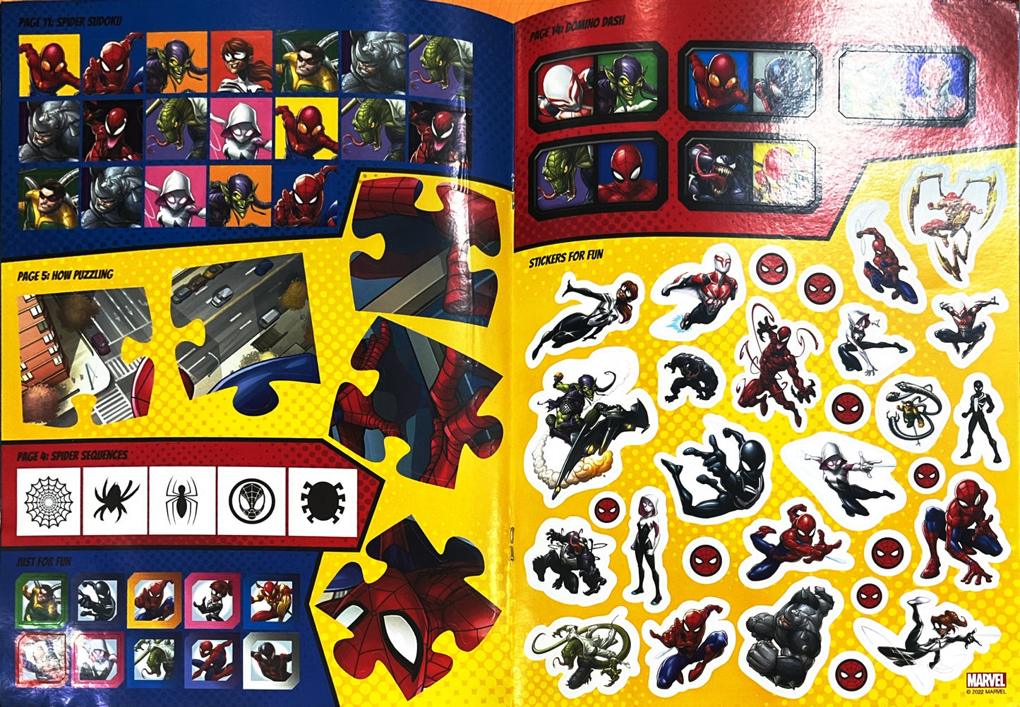 Spiderman Sticker Play (with Activities)