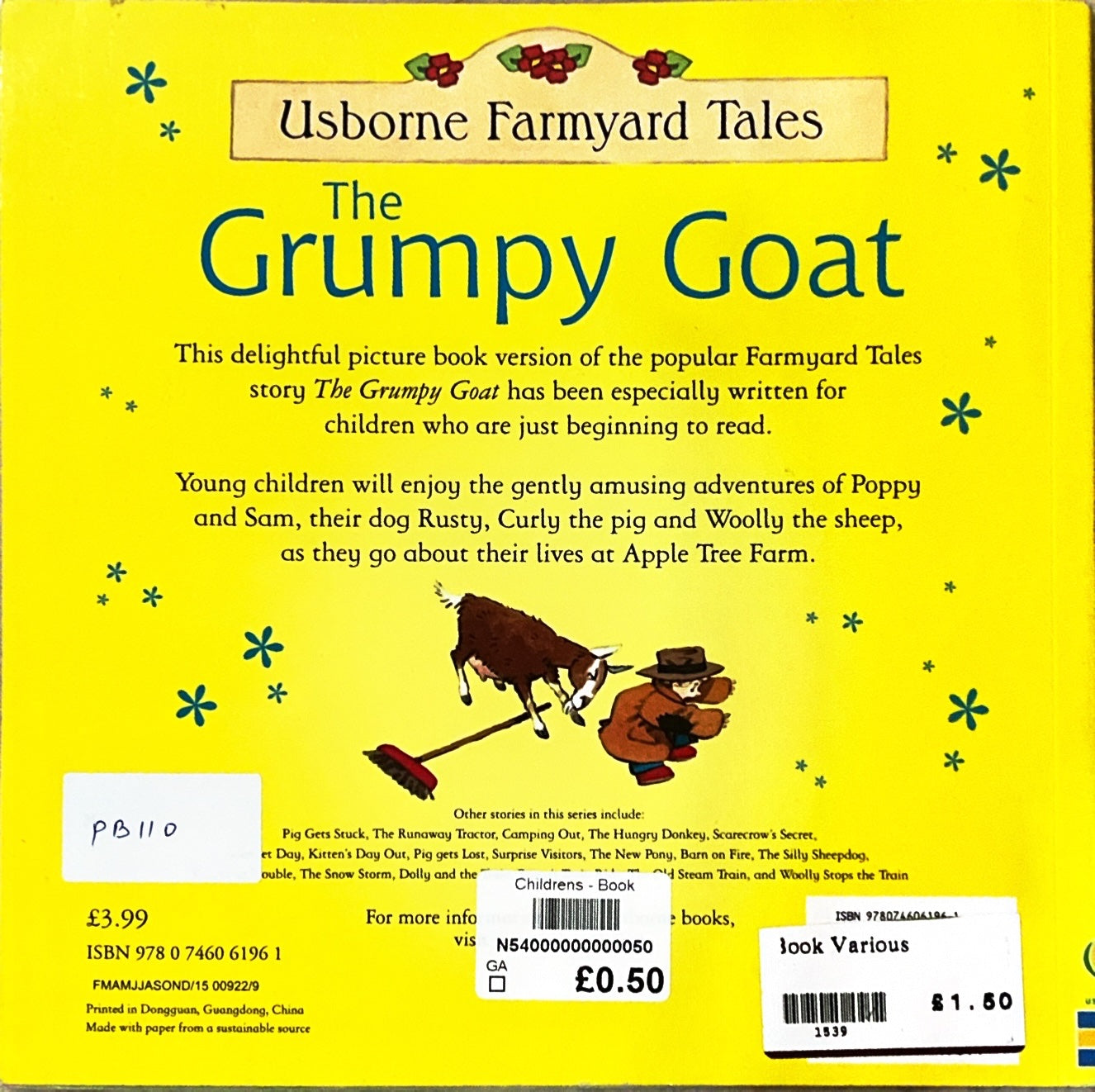 Then Grumpy Goat (Usborne Farmyard Tales)
