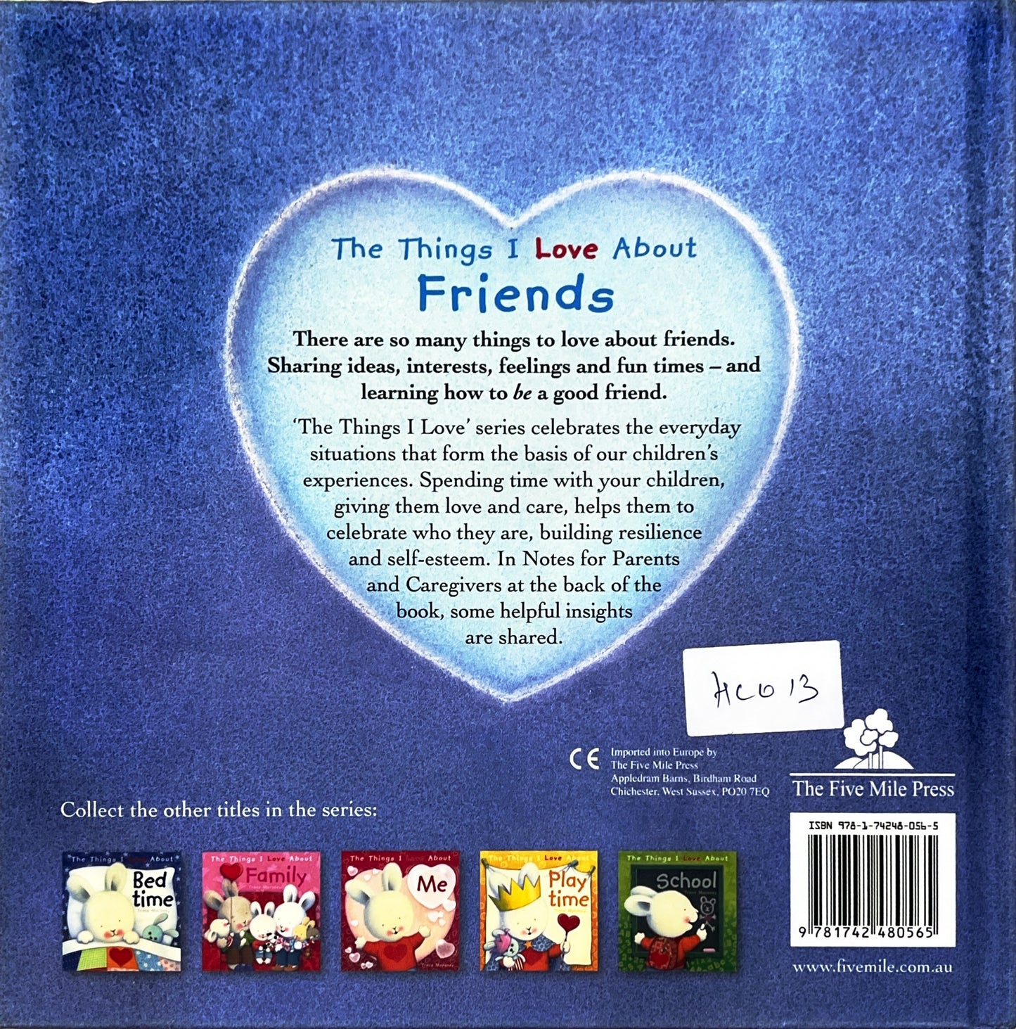 Things I love About Friends (Hardcover)