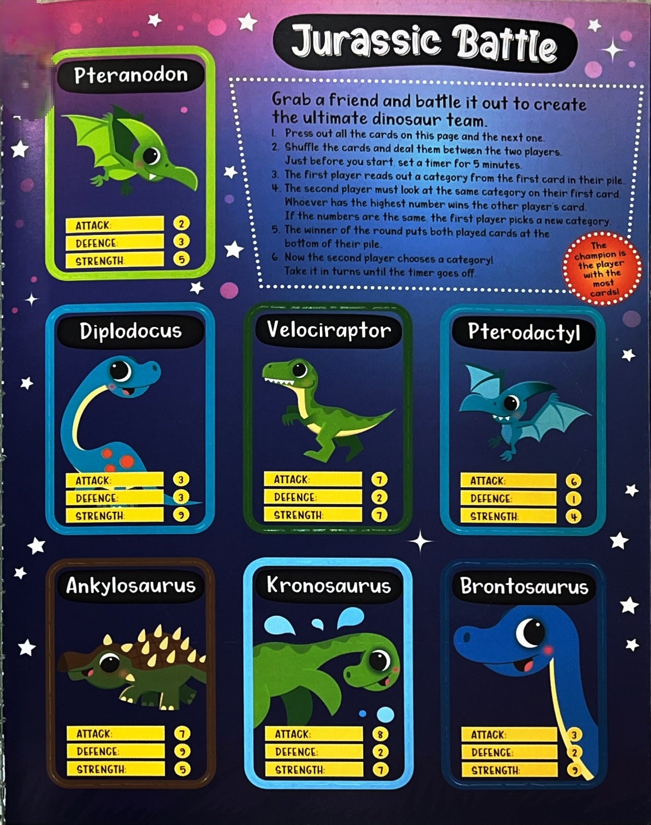 Glow in the dark (Dinosaur Activities)