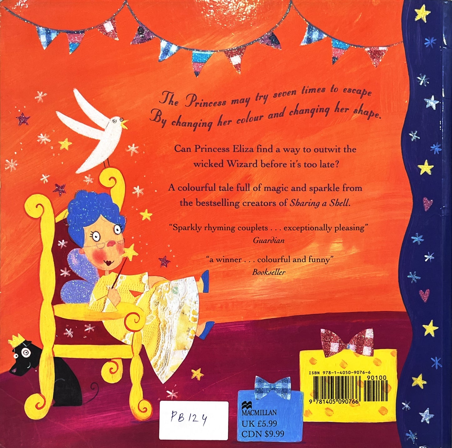 The Princess and the Wizard and the Girl and The Magic Shoes Combo (Glittery Pages)