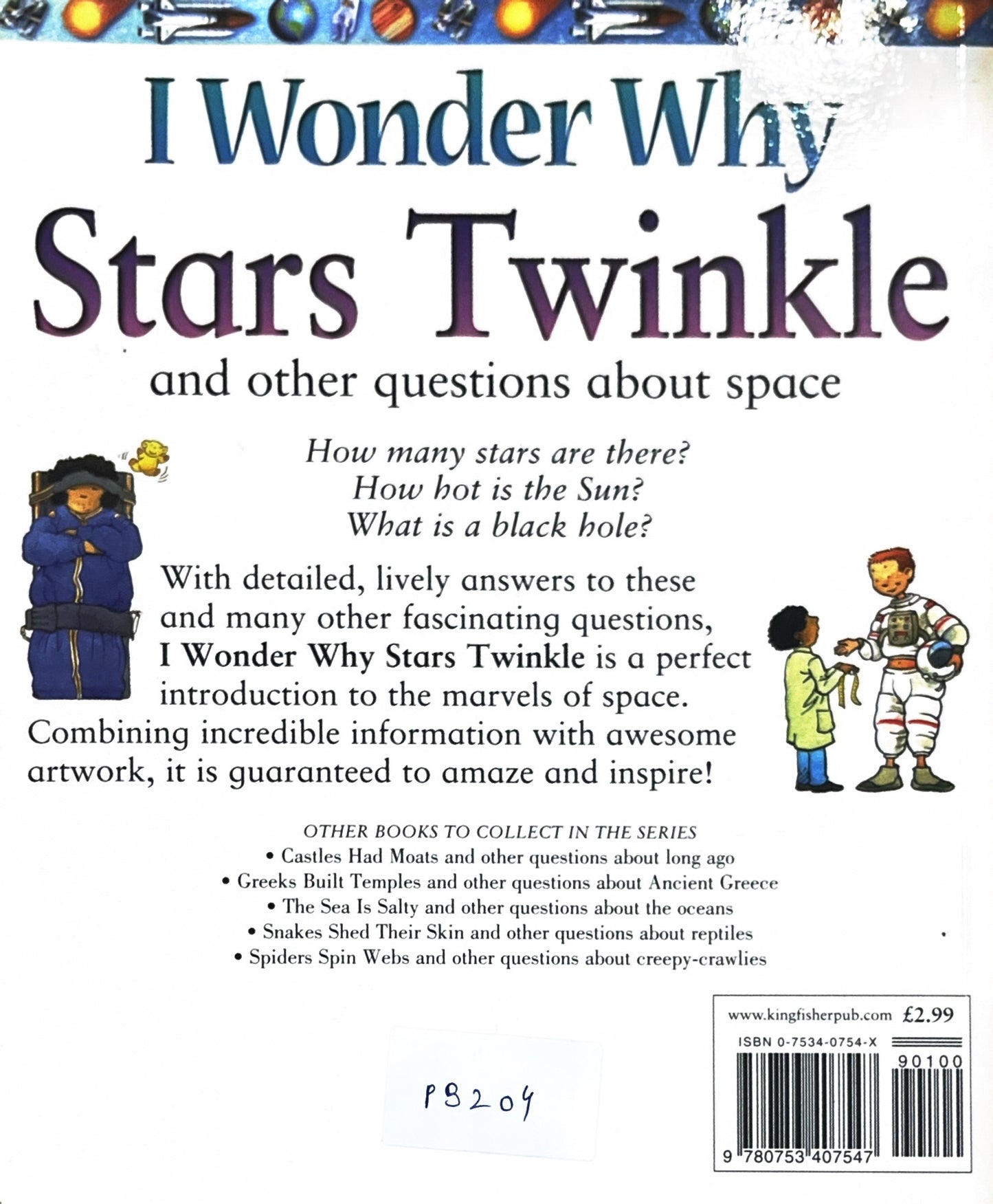 I wonder why series: Stars Twinkle and hole in the sky