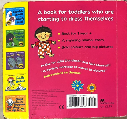 Hippo has a hat (By Julia Donaldson)