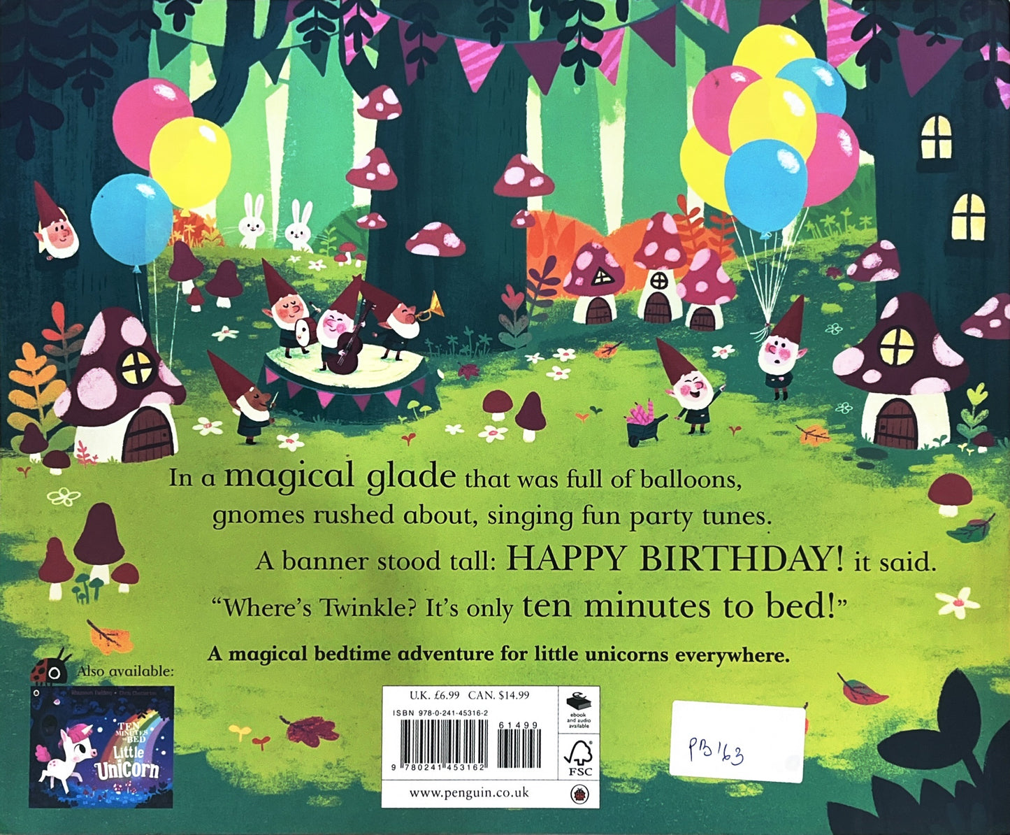 Ten In the Bed Little Unicorn's Birthday
