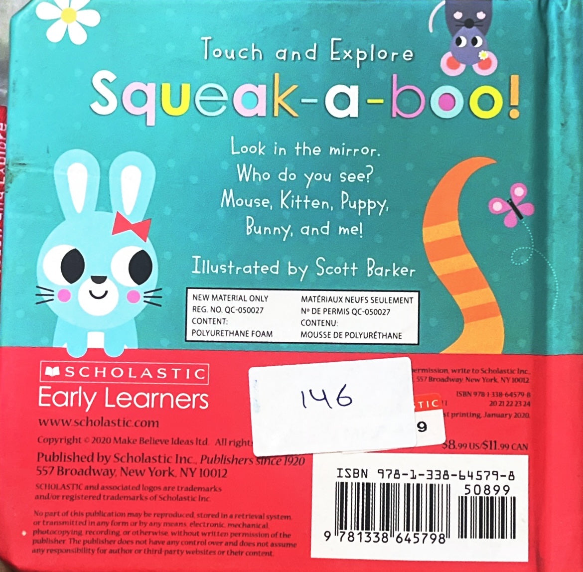 Squeak A Boo (sound and Mirror Book)