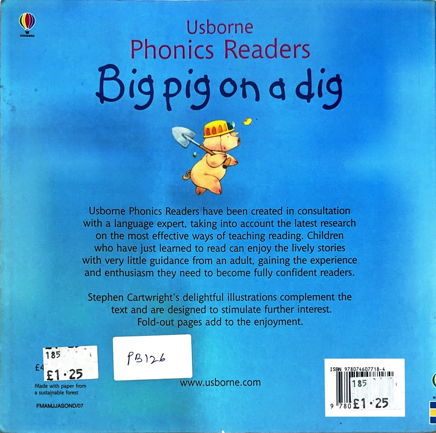 Usborne Big Pig on a dig (Phonics)