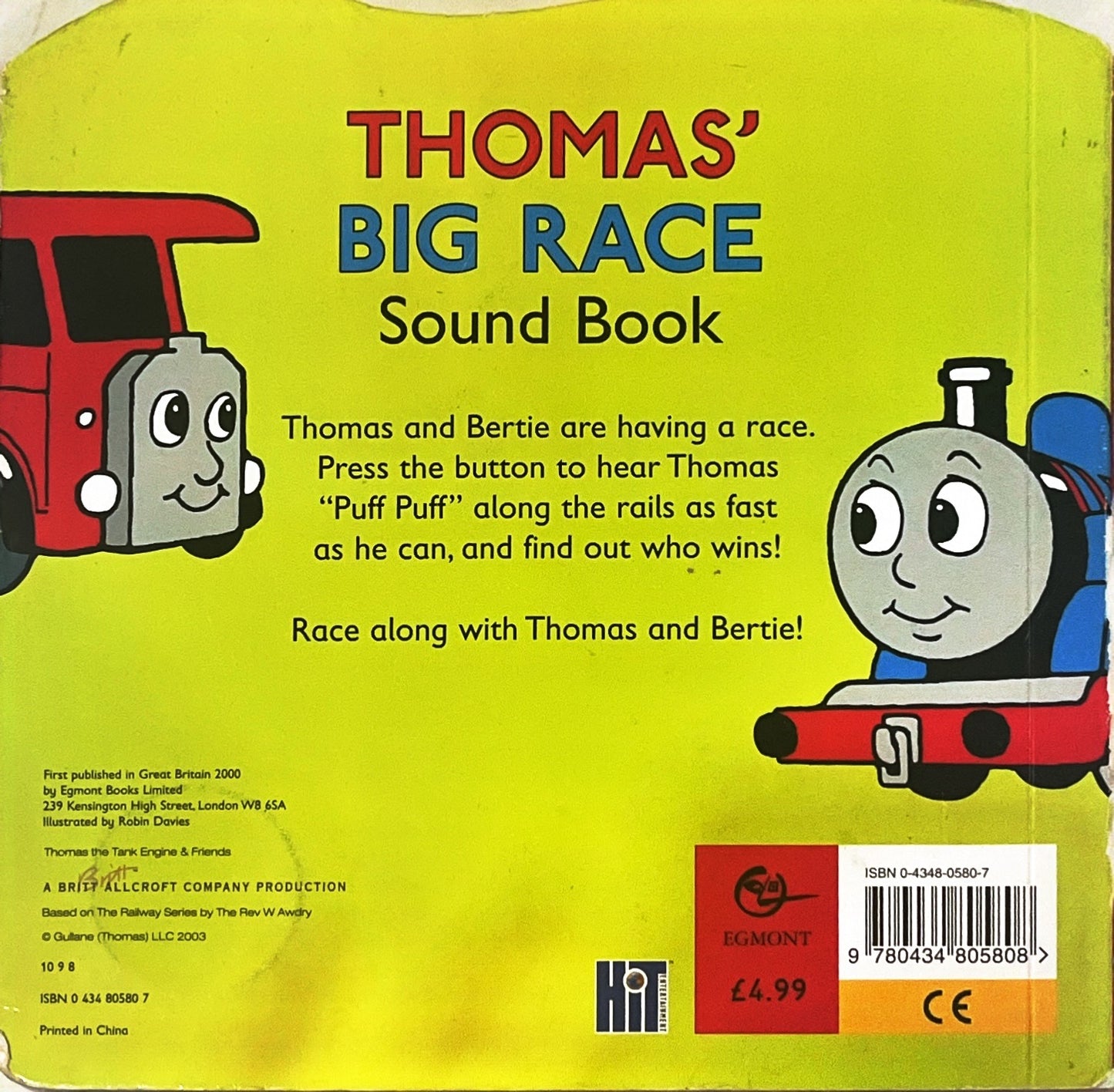 Thomas Big Race (Sound Book)