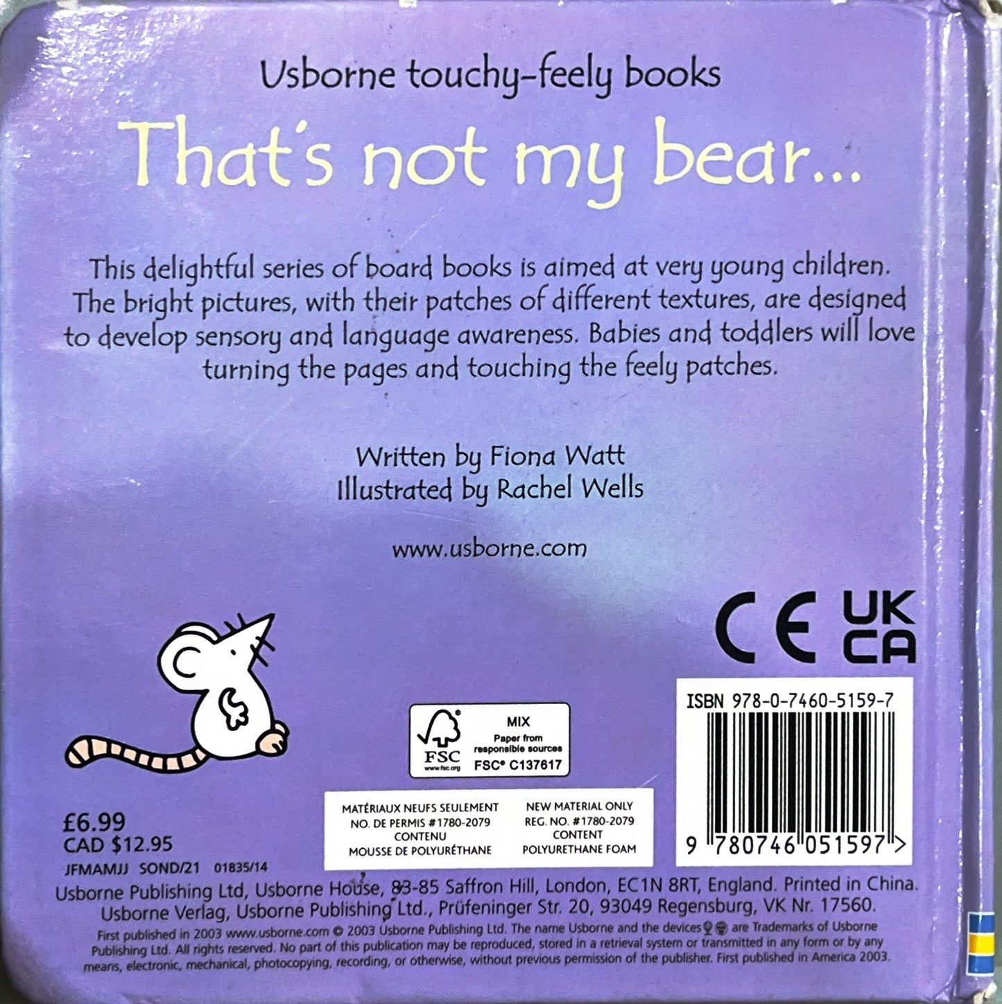 That's not my bear