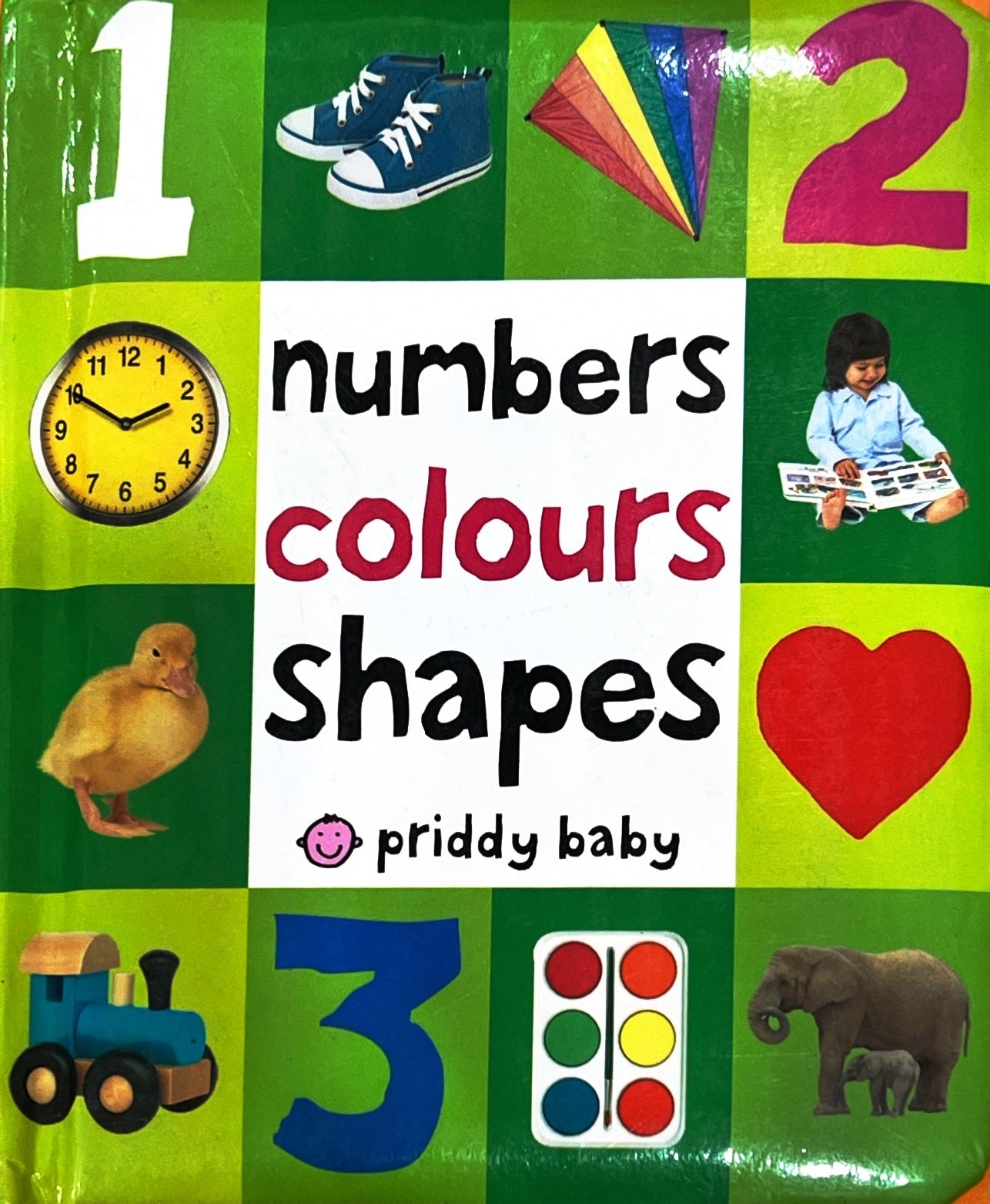 Numbers, Colours and Shapes (Padded Book)