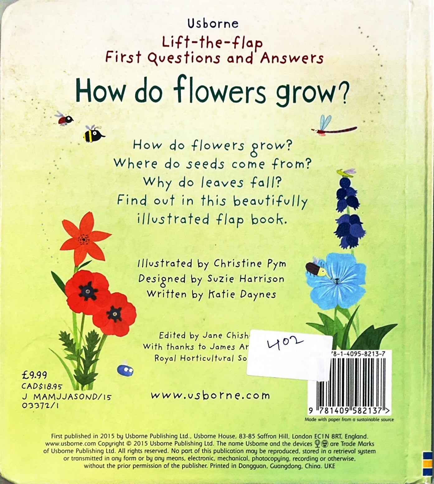 How do flowers grow?