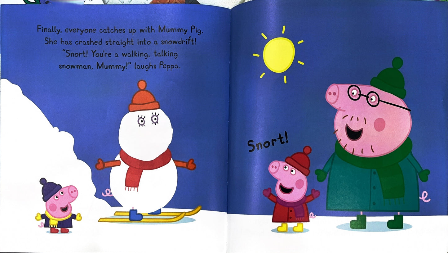 Peppa goes skiing