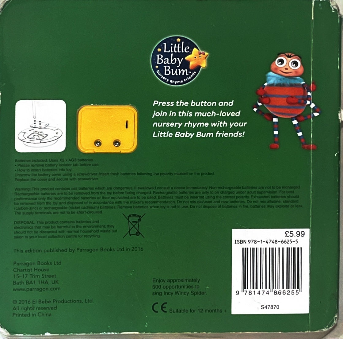 Incy Wincy Spider (Sound Book)