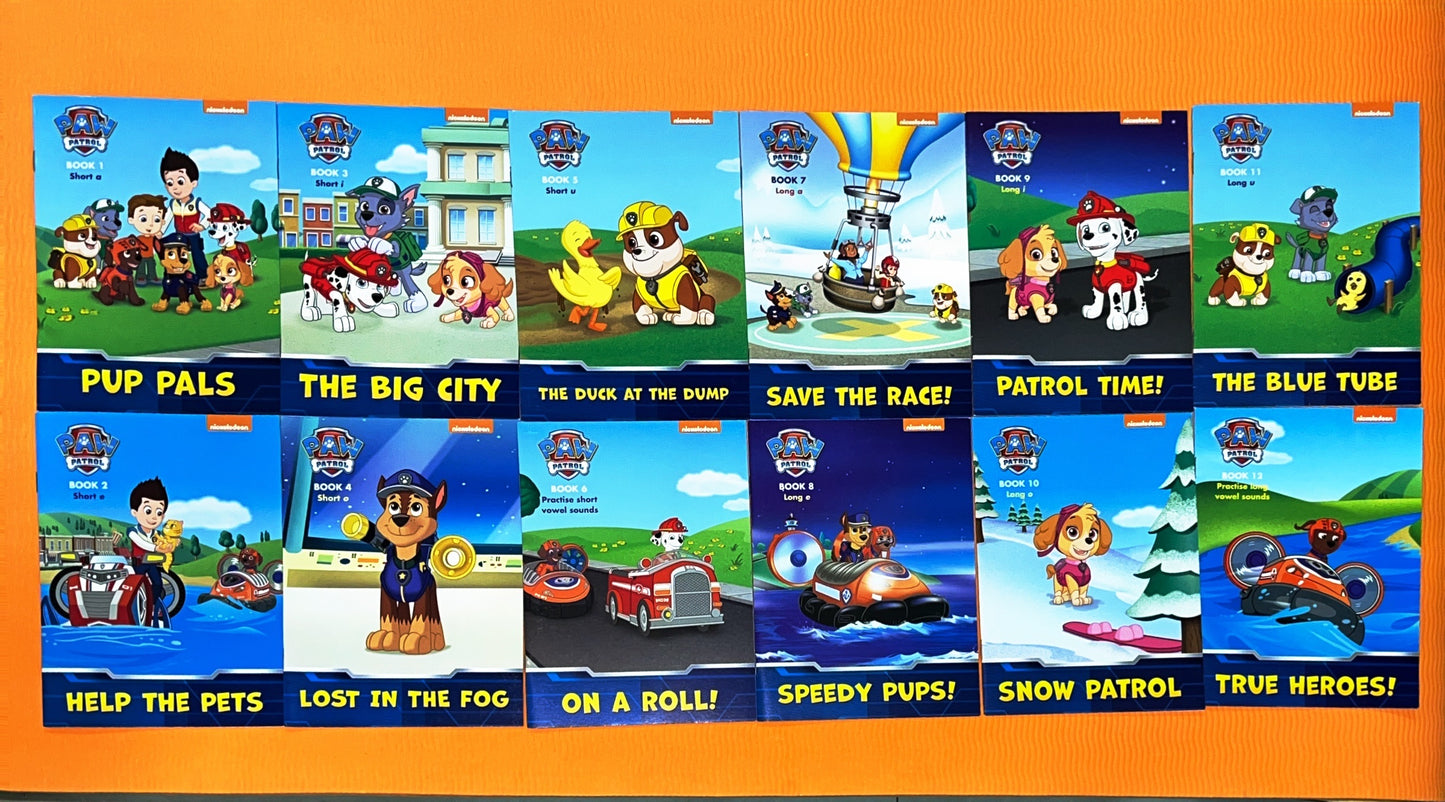 Paw Petrol: Phonics (Level 1 to Level 12)