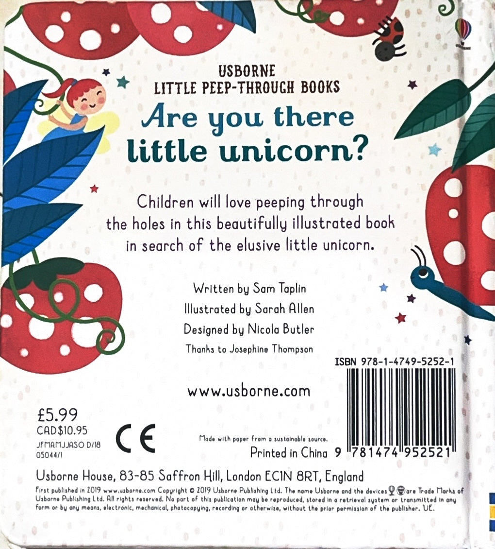 Are you there little Unicorn? (Touch and Feel)