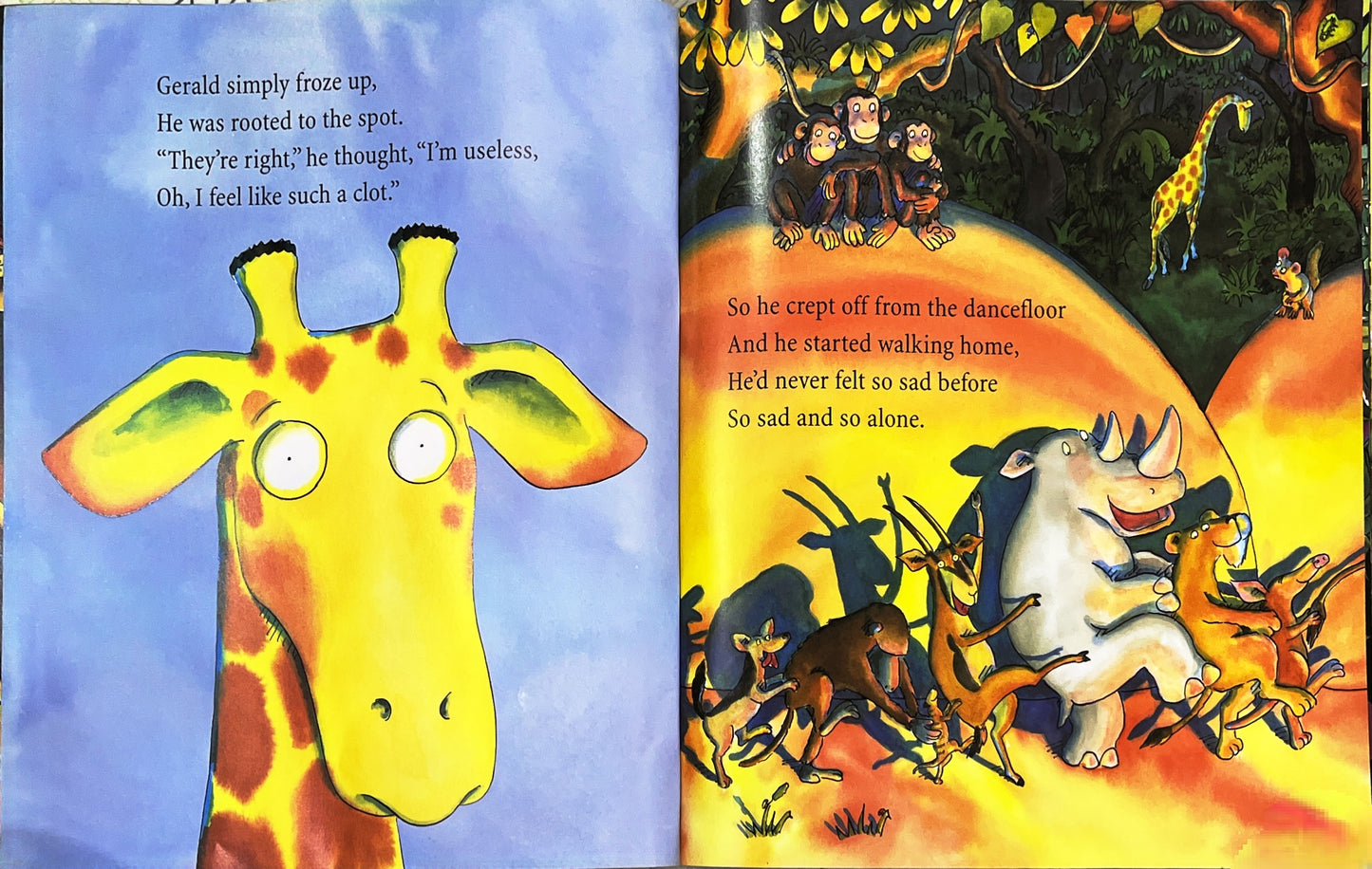 Giraffe can't dance