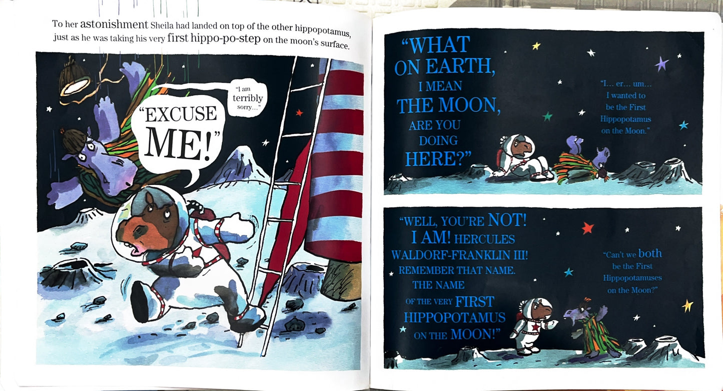 First Hippo on Moon (David Williams)