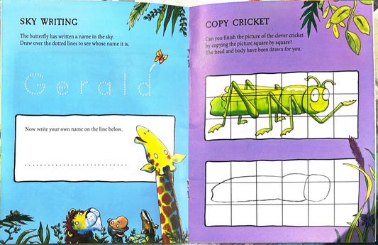 Giraffe can't dance (Small activity Book)