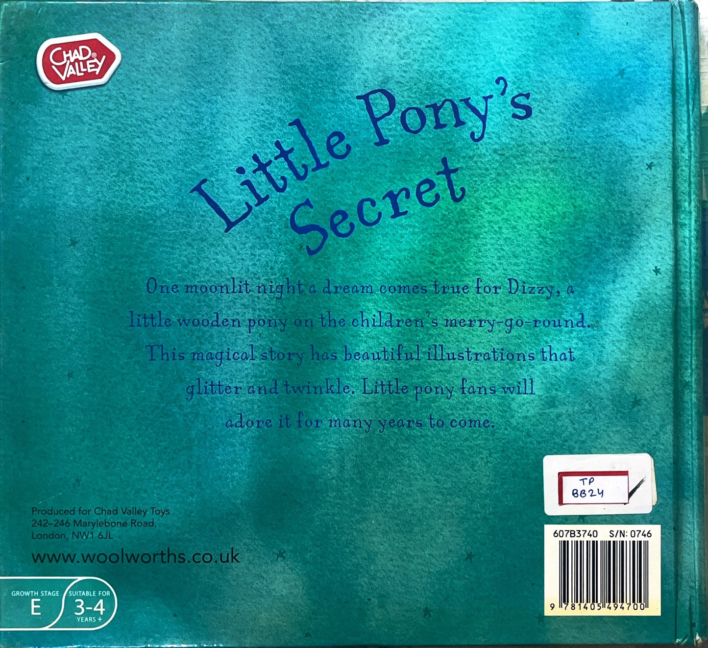 Little Pony's Secret (Touch and Feel Story Book)