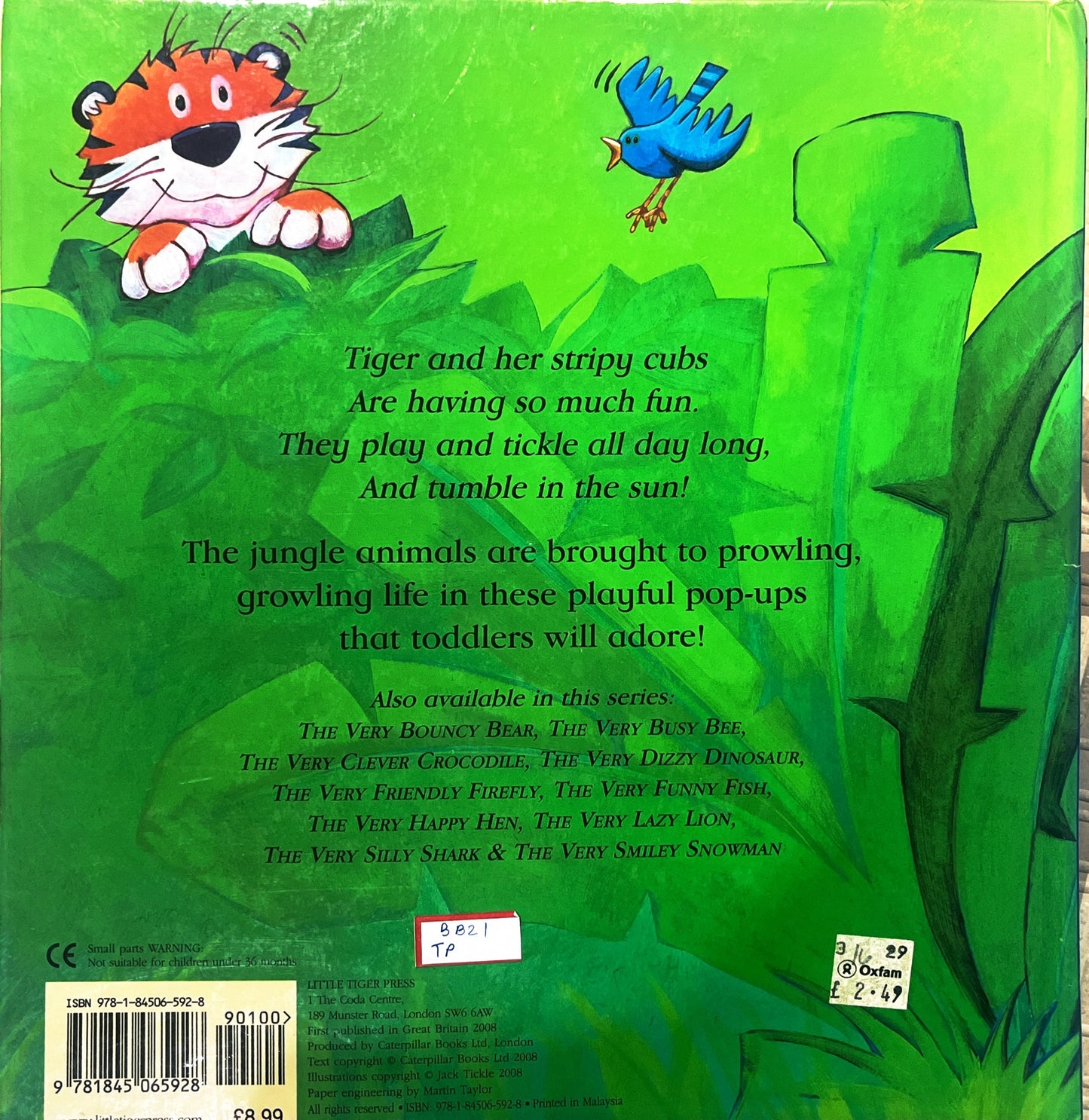The Very Ticklish Tiger (Pop Up Book)