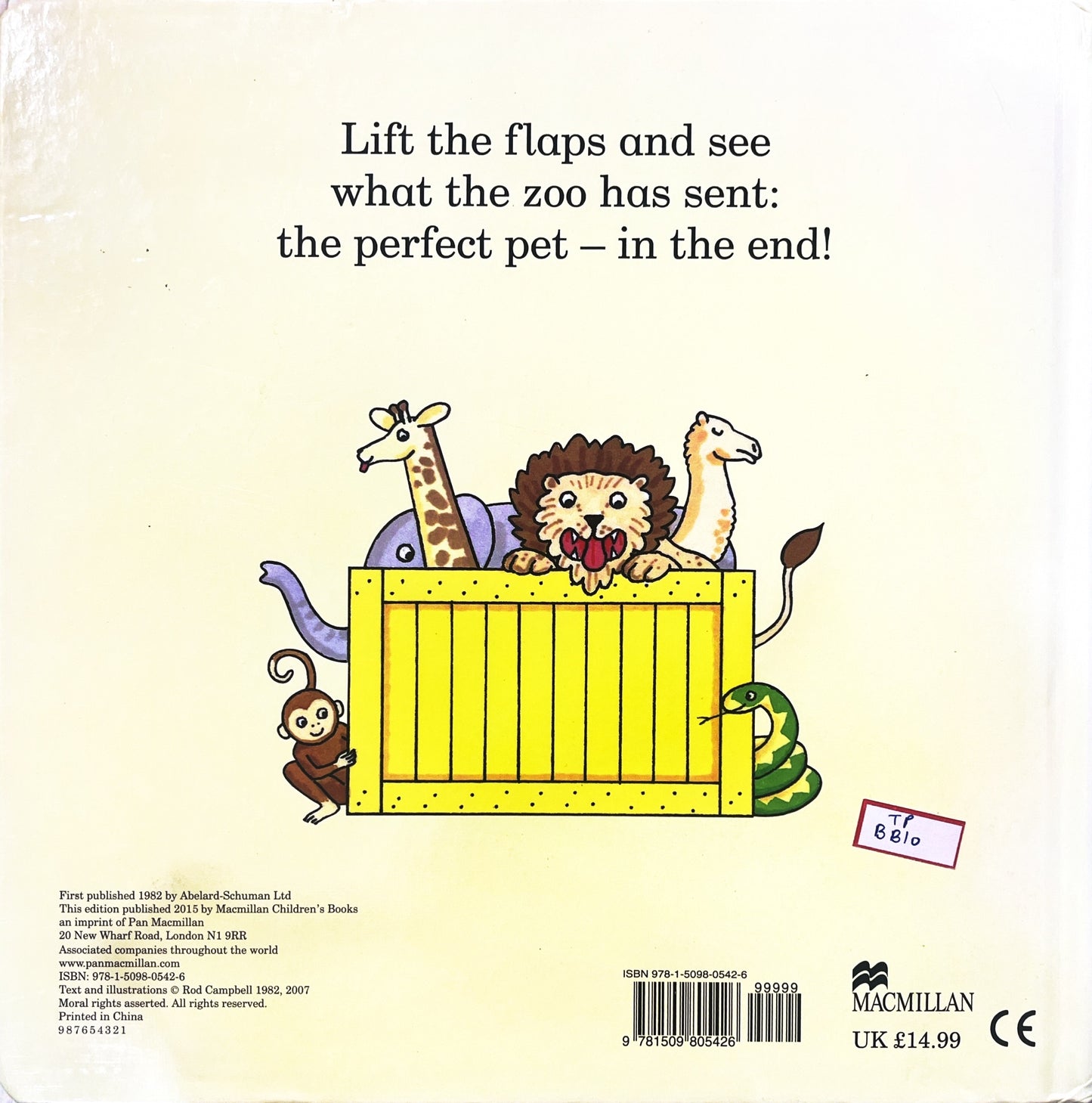 Dear Zoo (Bestseller by Rod Campbell) Large Size