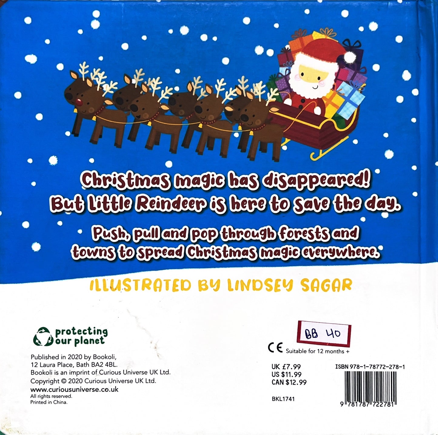 Reindeer Saves Christmas (Push and Pull and Pop Up)