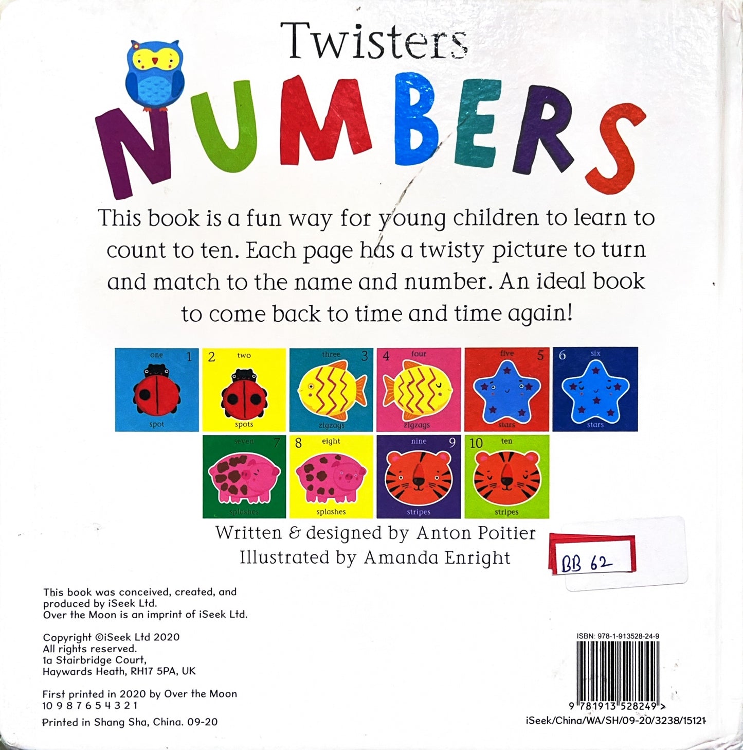 Twisters Numbers (Big Board Book)