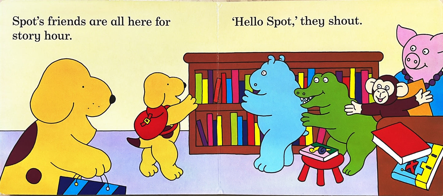 Spot goes to Library