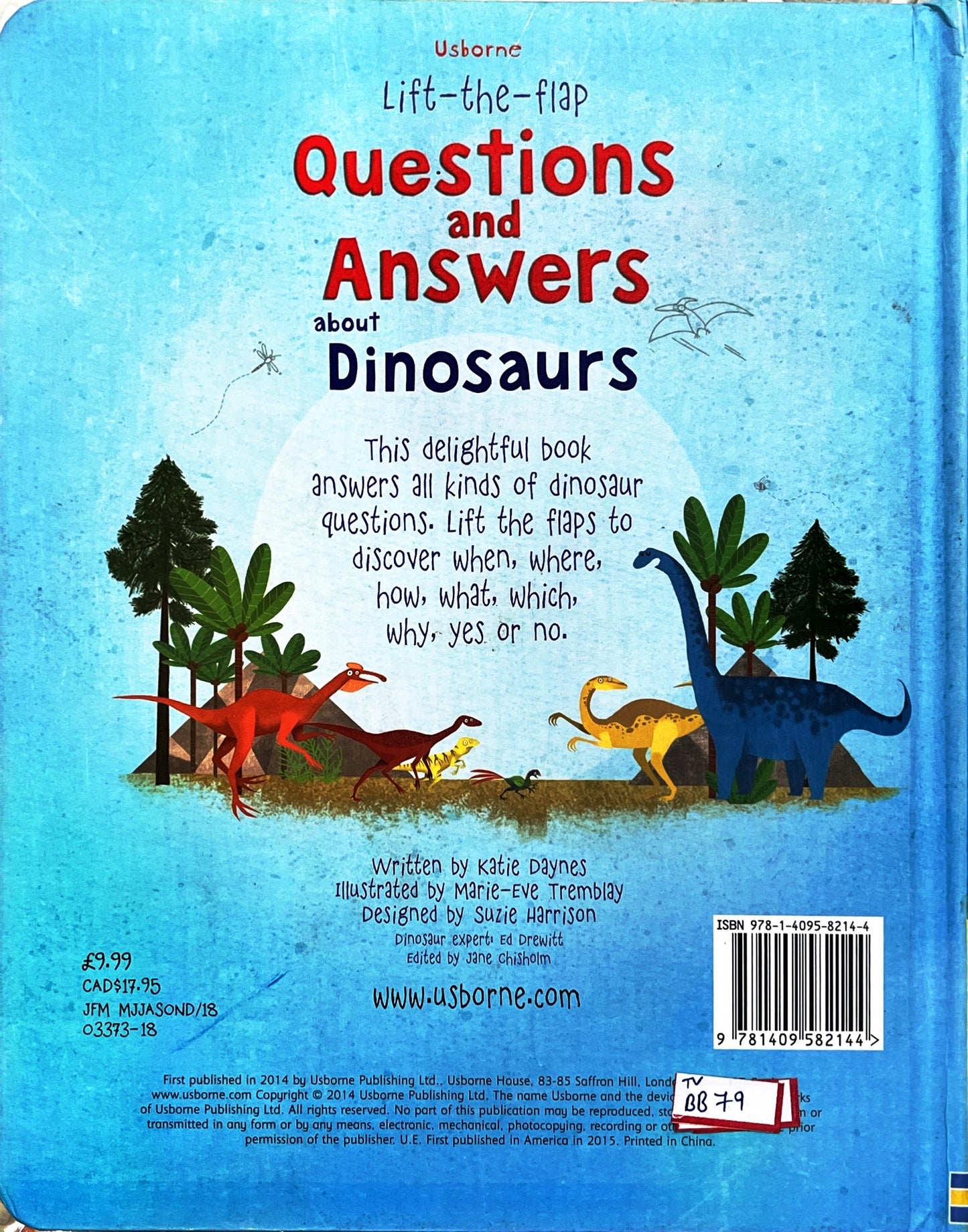 Usborne Questions and Answers about Dinosaurs (Lift the Flaps)