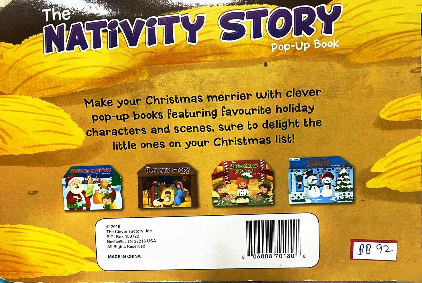 The Nativity (Pop Up Book)