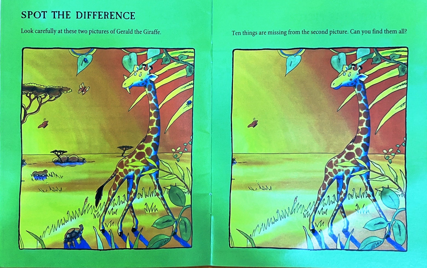 Giraffe can't dance (Activity Book)