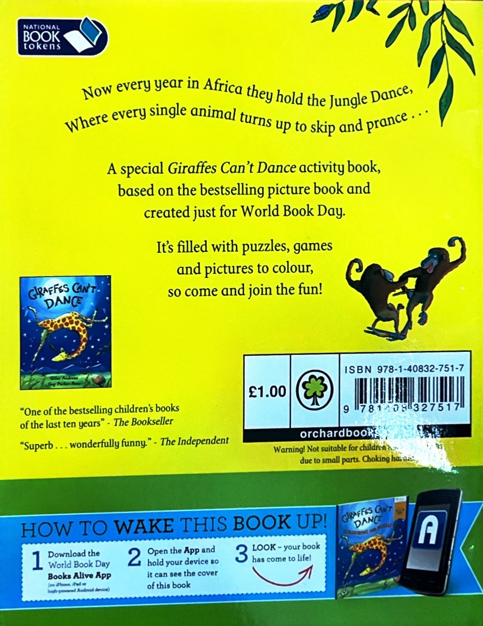 Giraffe can't dance (Activity Book)