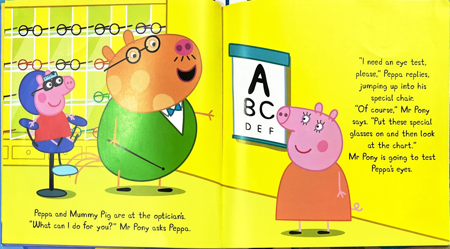 Peppa Pig Combo ( School Bus and First glasses)