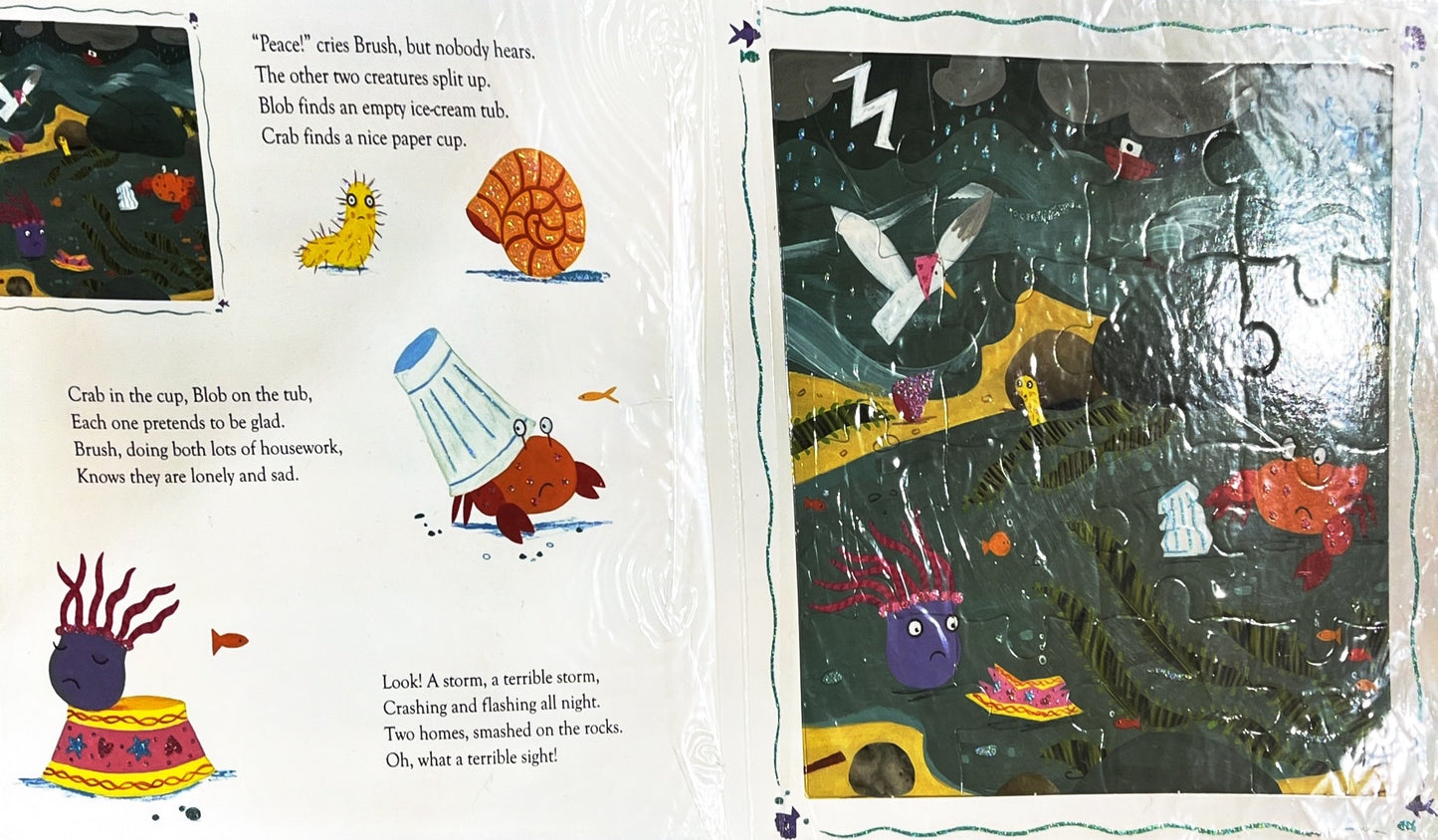 Sharing a Shell( 6 Jigsaw Puzzles)
