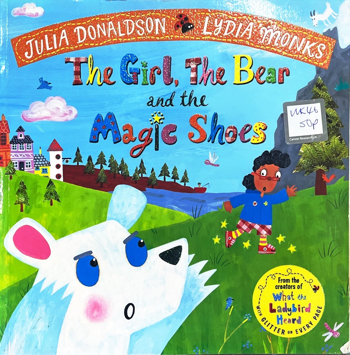 The Princess and the Wizard and the Girl and The Magic Shoes Combo (Glittery Pages)