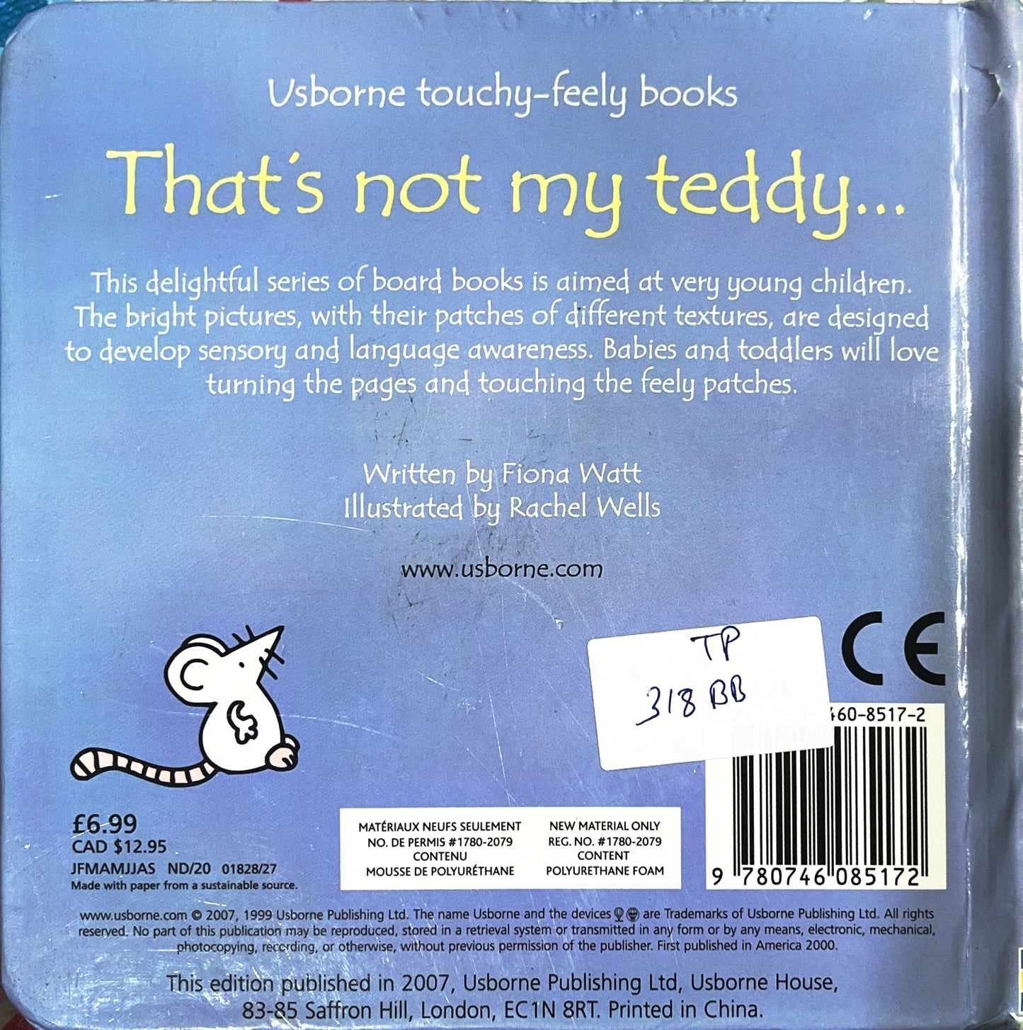 That's not my Teddy (Touch and Feel)