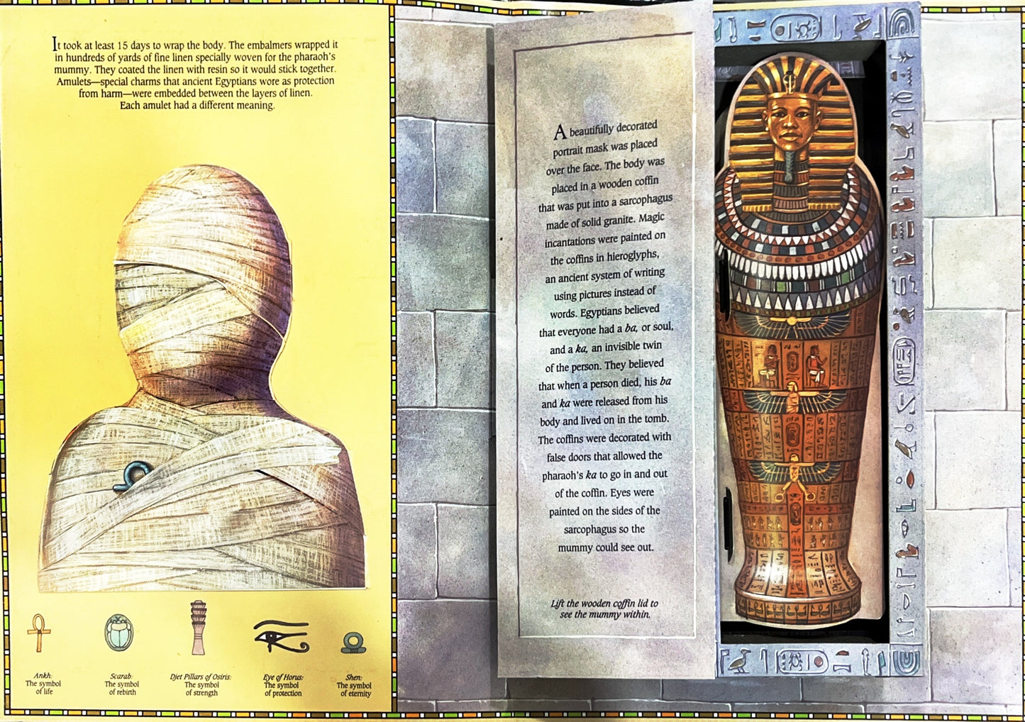 Egyptian Mummies (Pop Up Book): Rare Find