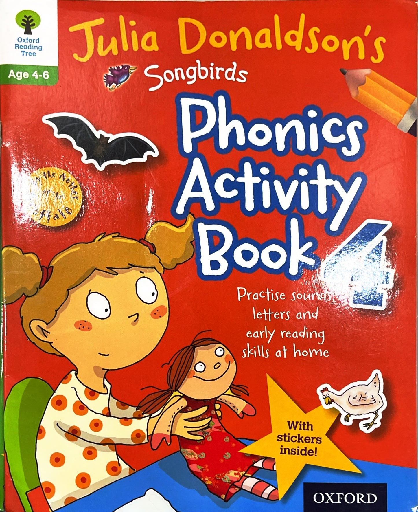 Julia Donaldson Phonics Activity Book Set (5 Books) Level 2,3,4,5,7