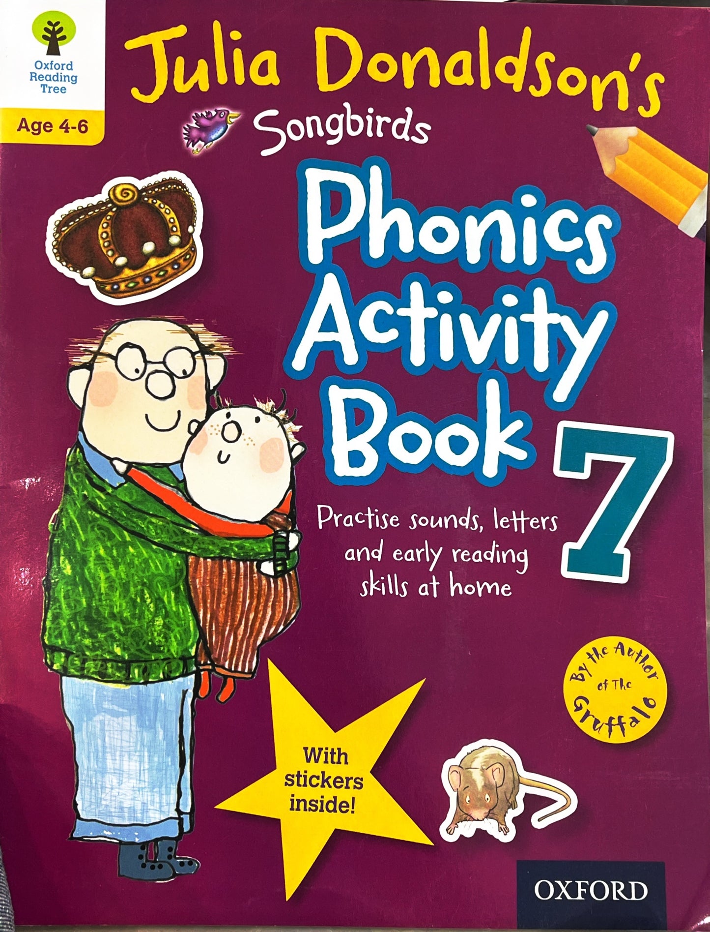 Julia Donaldson Phonics Activity Book Set (5 Books) Level 2,3,4,5,7