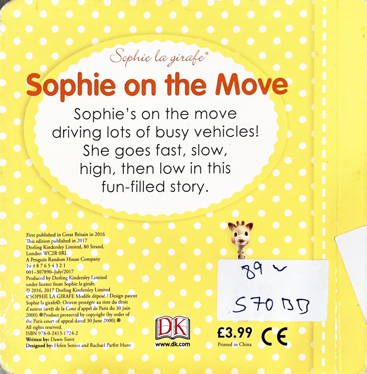 Sophie on the move (Board)