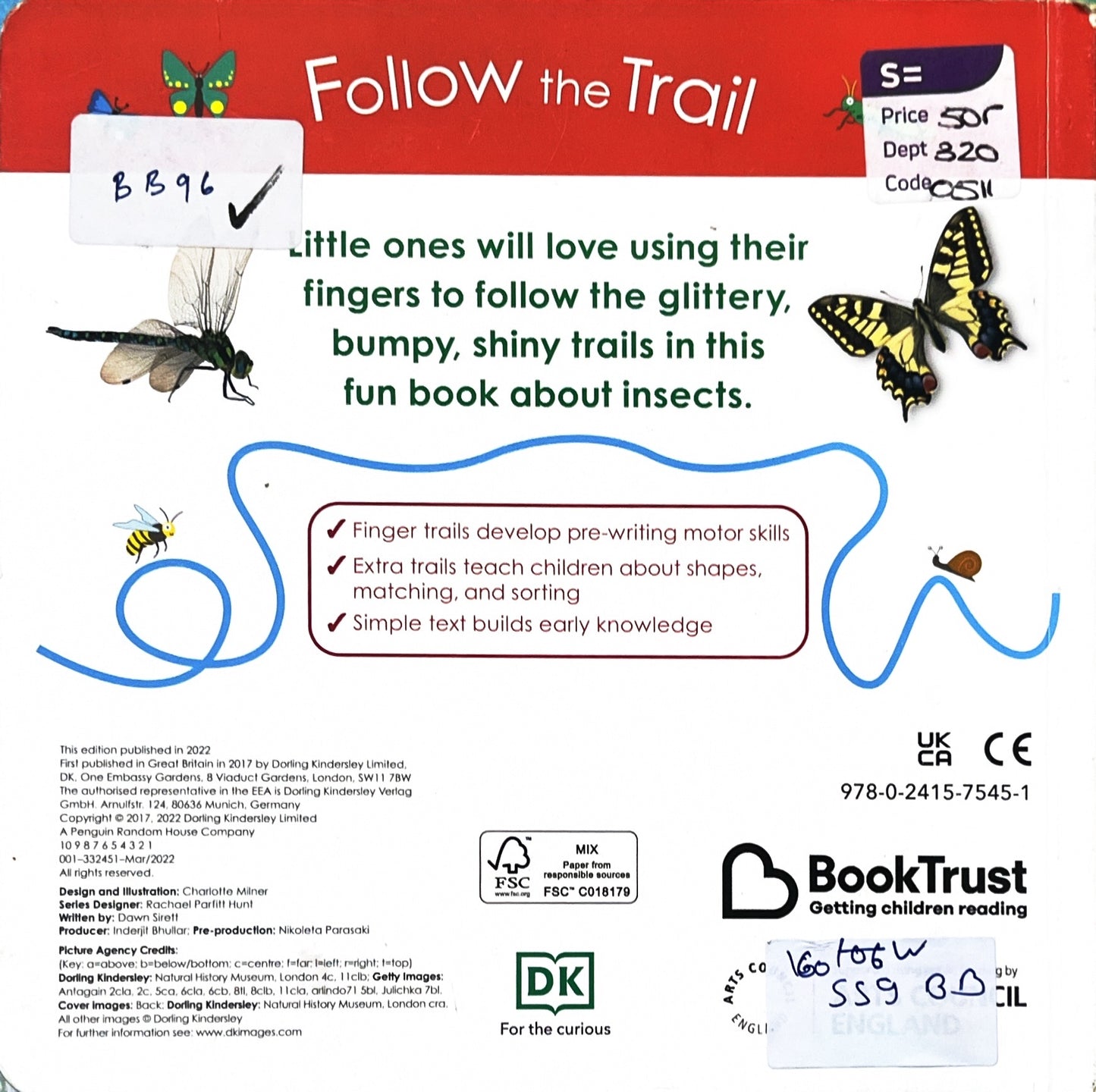 Follow the Trail (Touch and Fee): Giant Book