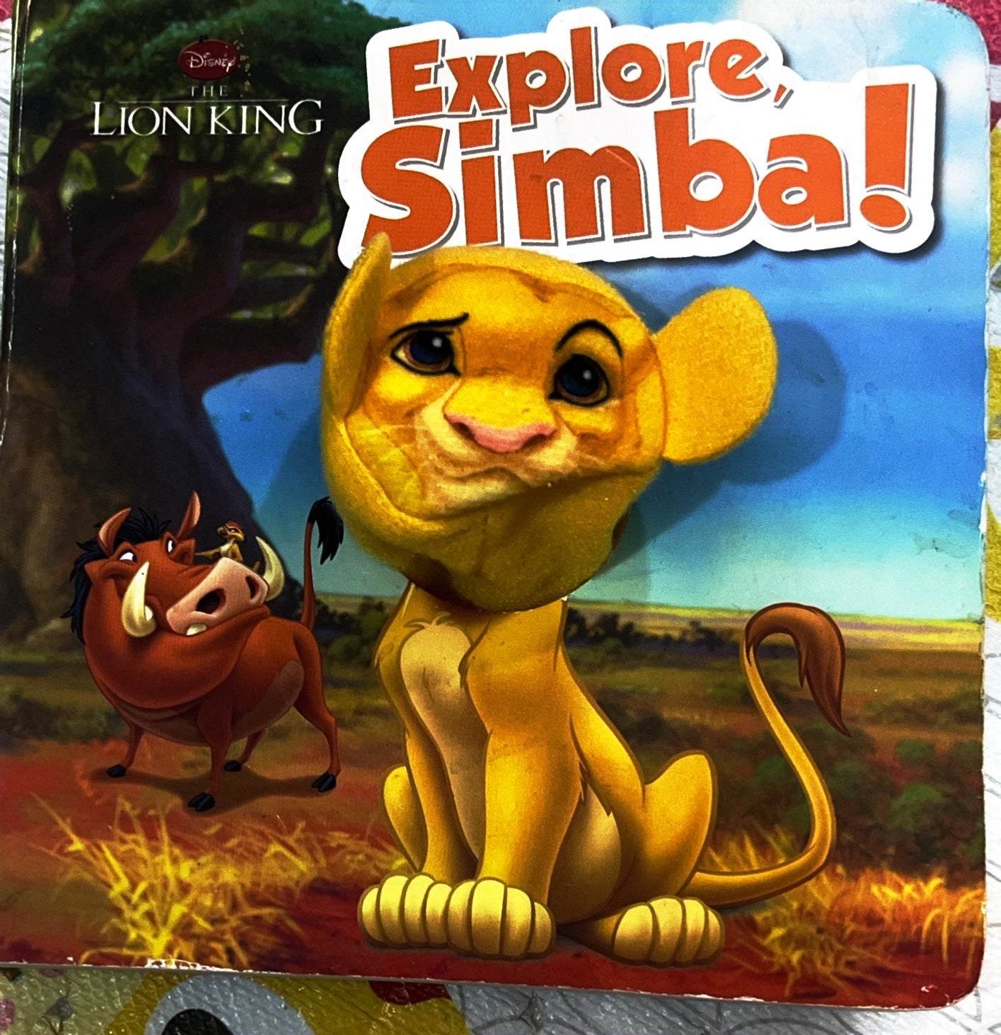 Simba Puppet Book (finger Puppet)