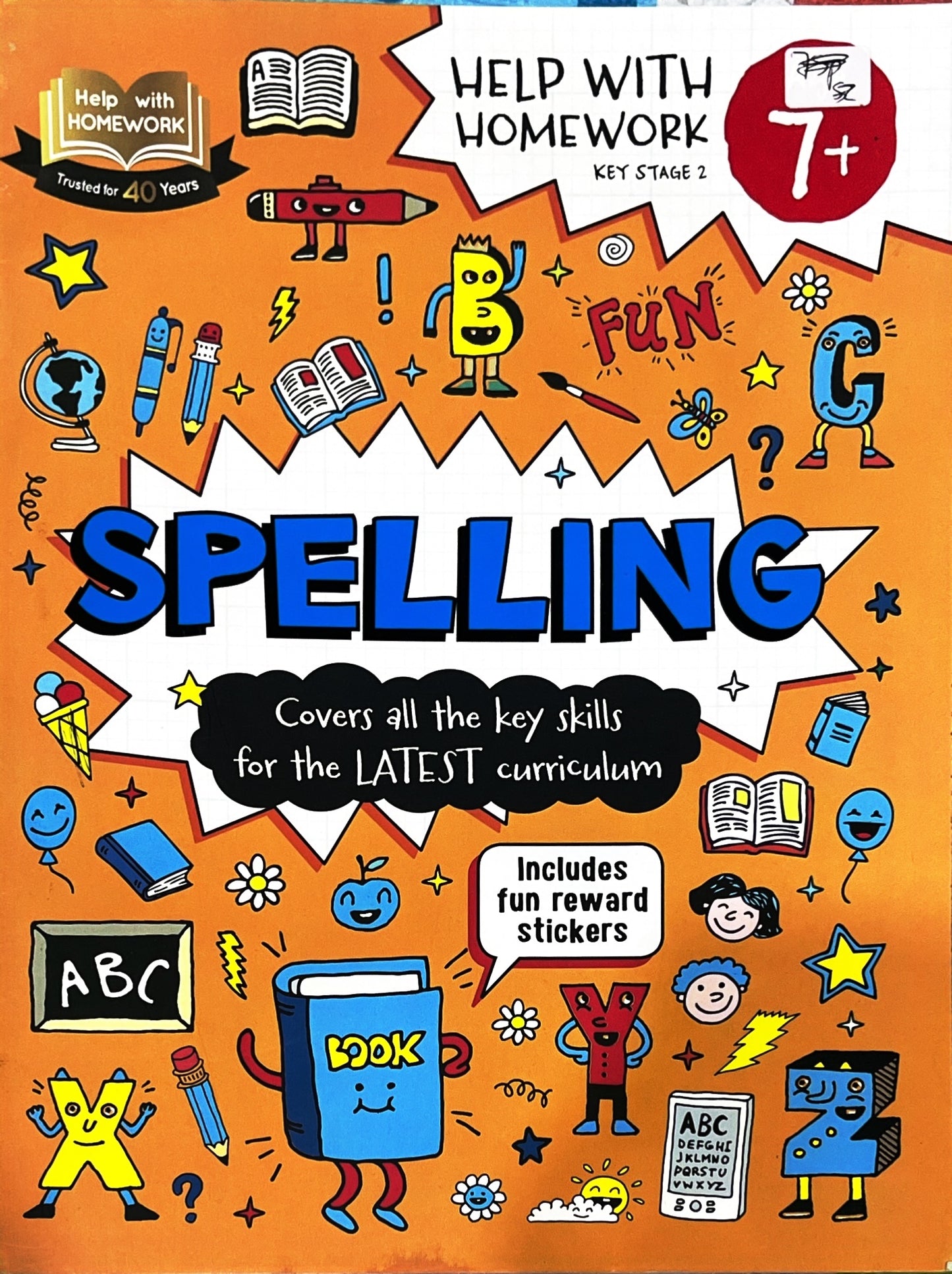 Speling with rewarding stickers (7 years+)