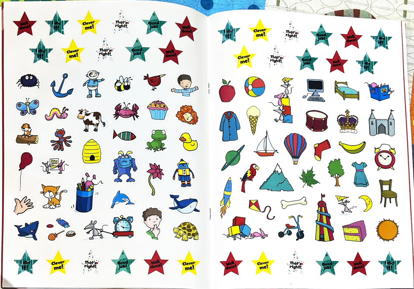 Speling with rewarding stickers (7 years+)