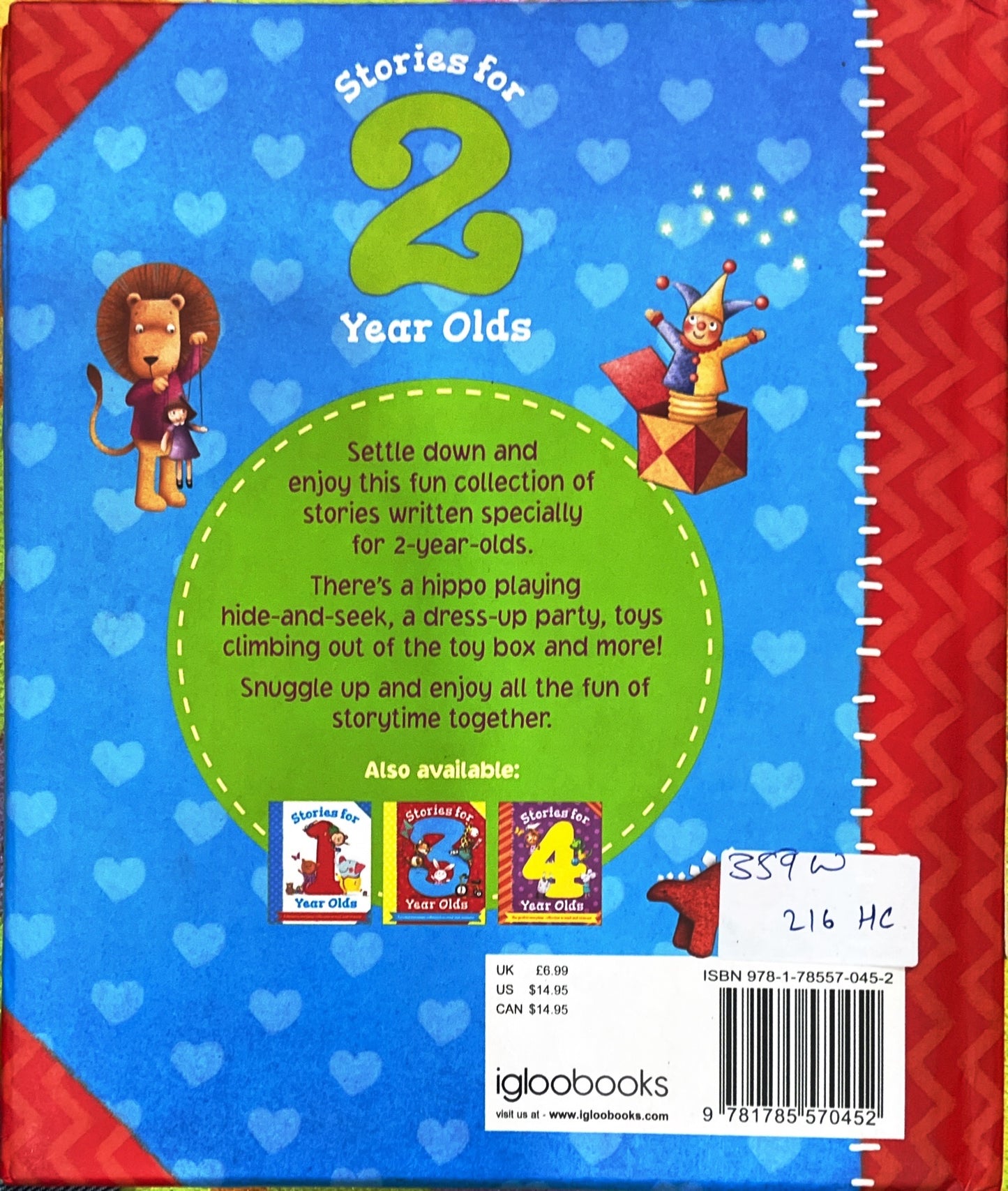 Stories for 2 years old (Padded Book)