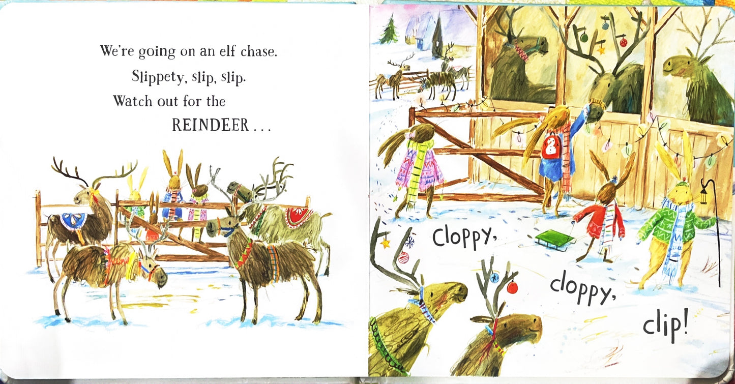 We are going on elf chase (Lift the Flaps): Giant Book