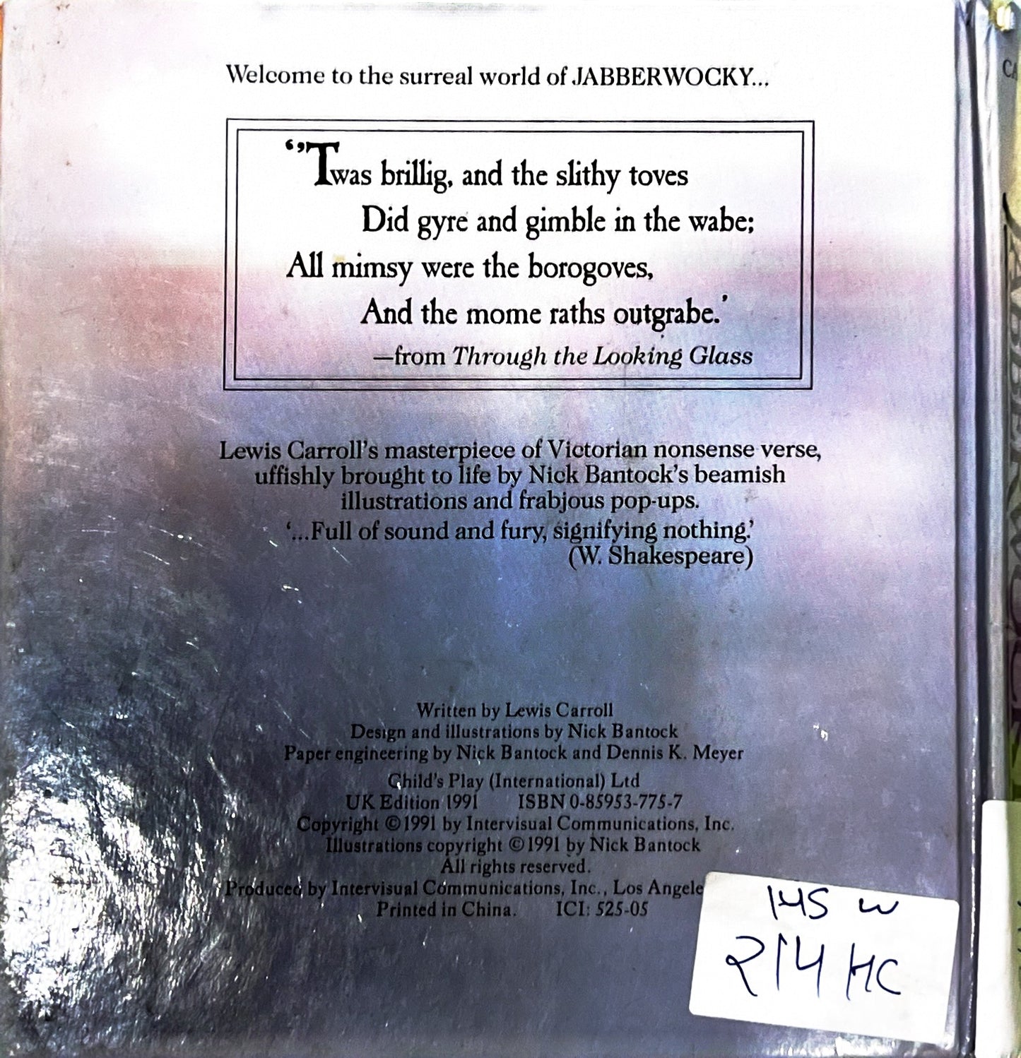 Jabberwocky (Pop Up Book)