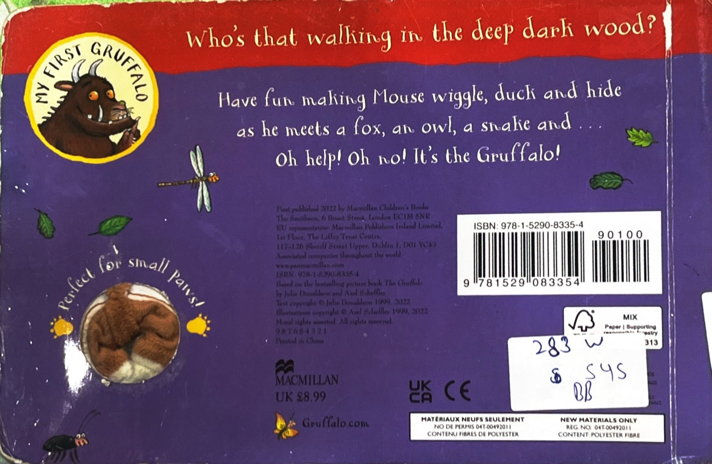It's the Gruffalo (Puppet Book)