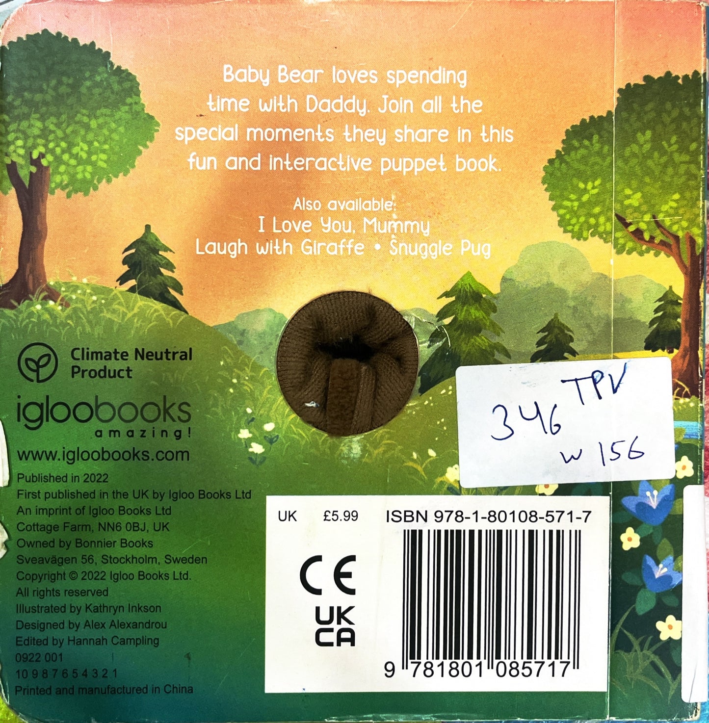 I love you daddy (Puppet Book)